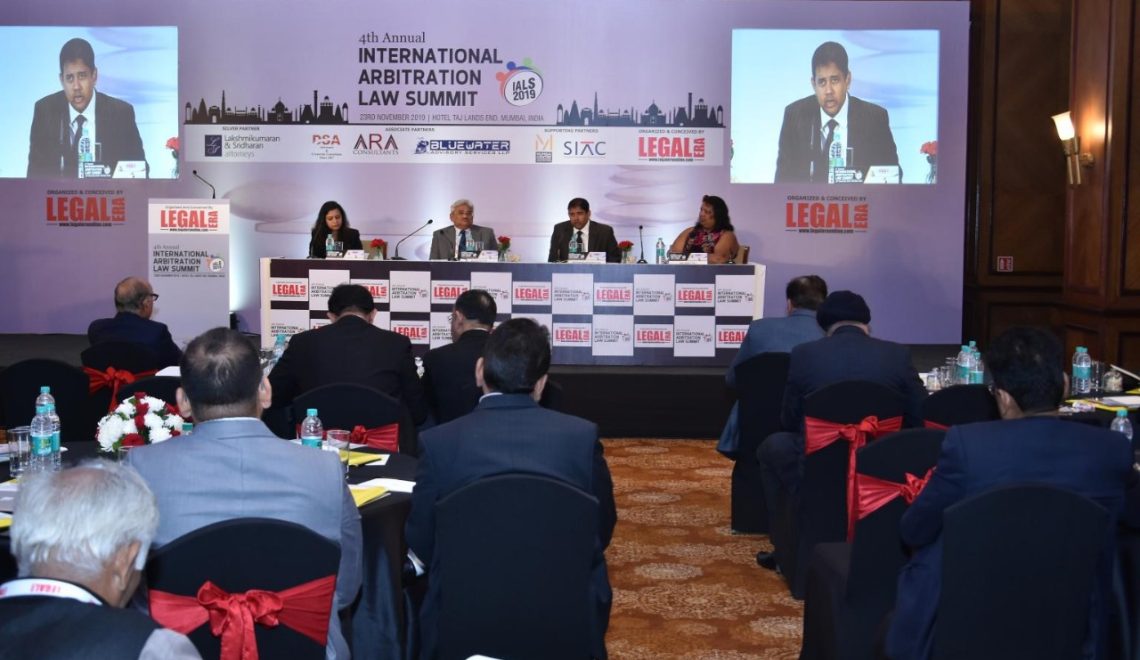 Senior Advocate Rajiv Dutta at 4th International Arbitration Law Summit, Mumbai